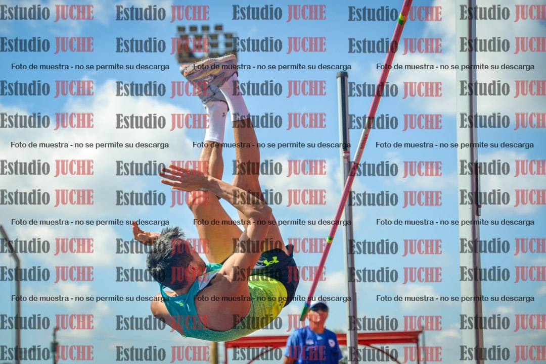 Fotos del salto en alto de varones