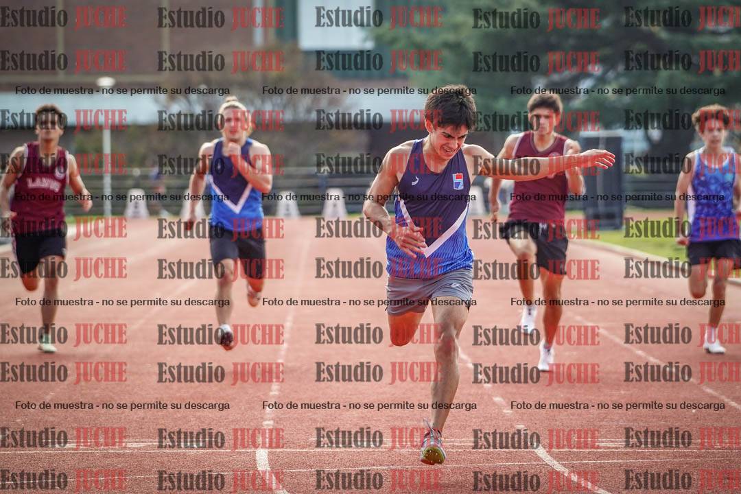 Fotos de los 200 m llanos de varones