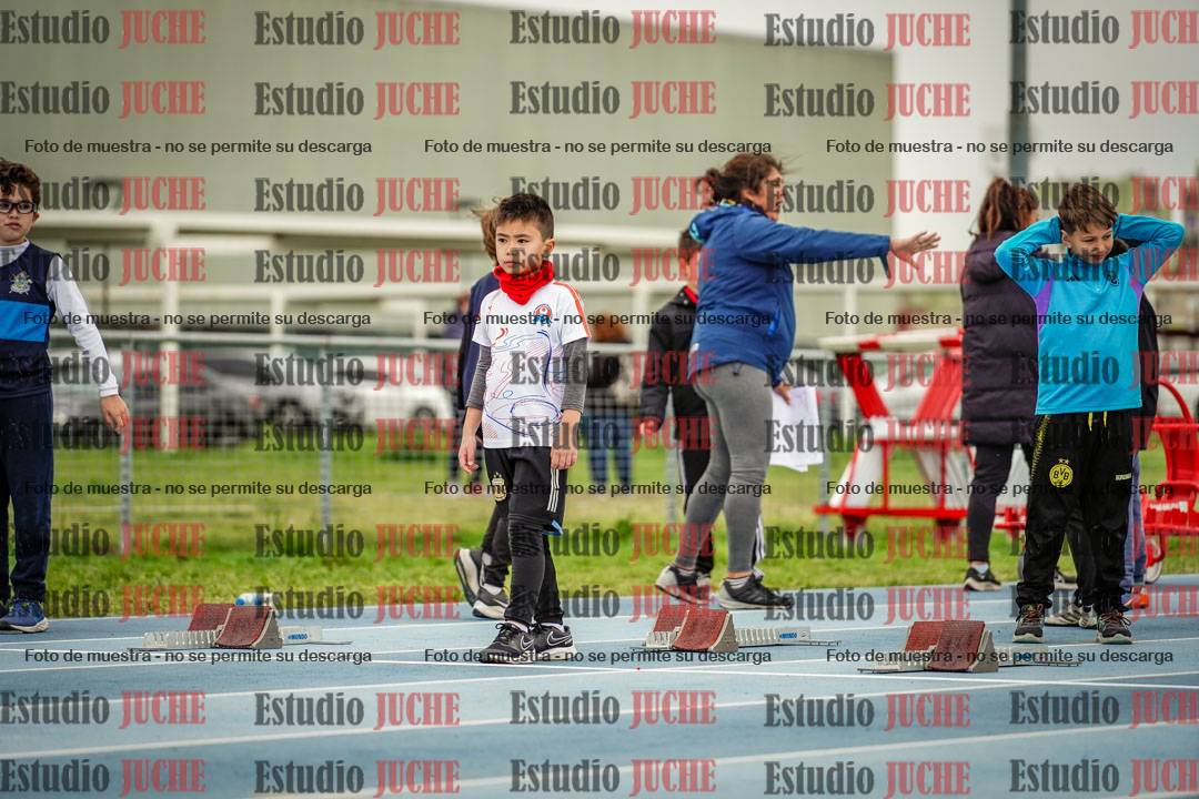 Fotos de los 50 m llanos de varones - U12