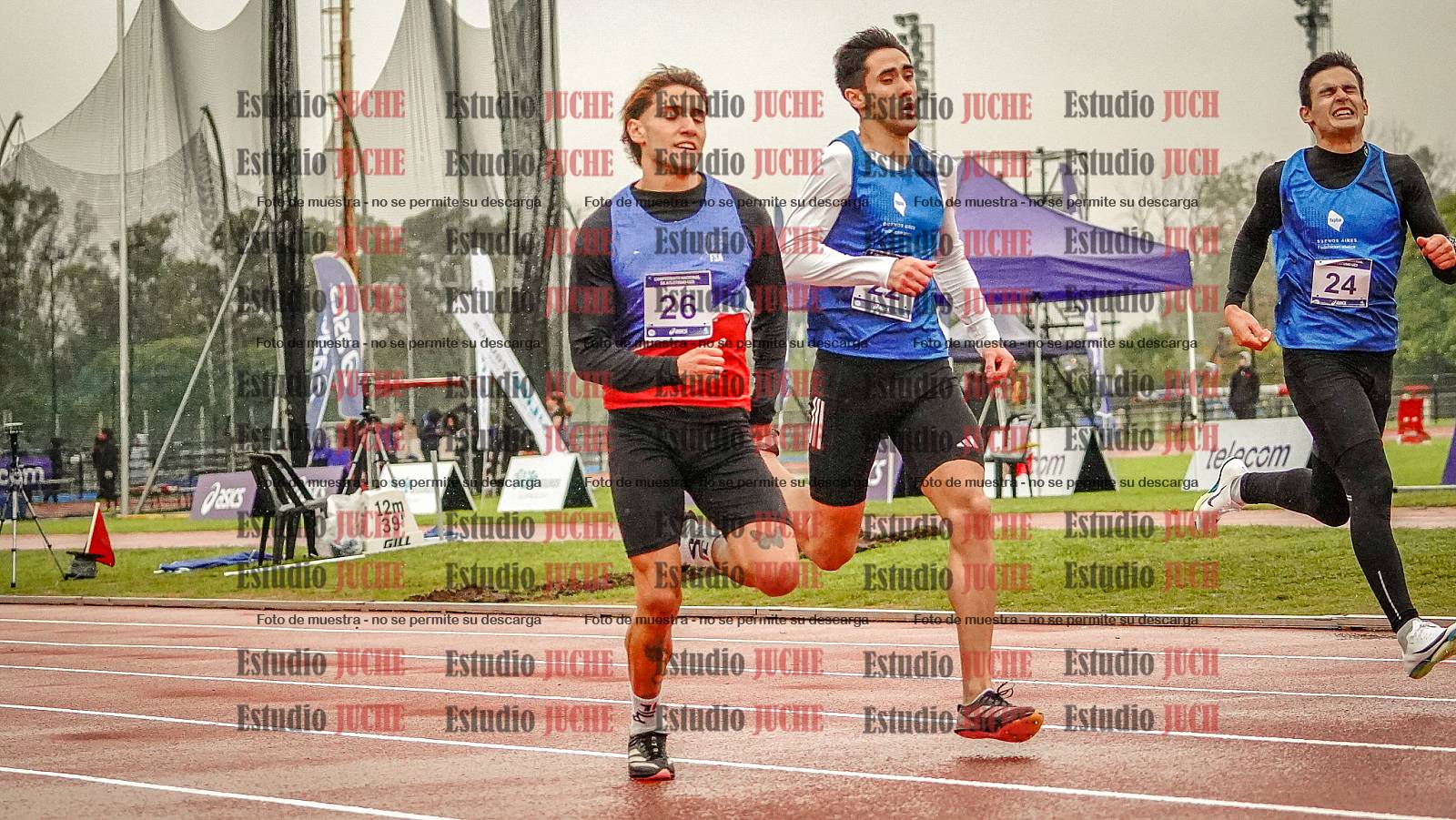 Fotos de los 400 m de varones
