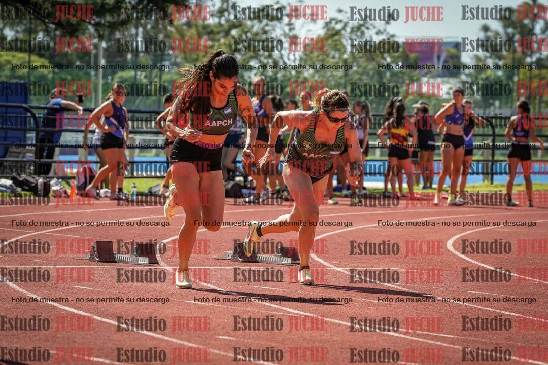 Fotos de los 100 m llanos de mujeres