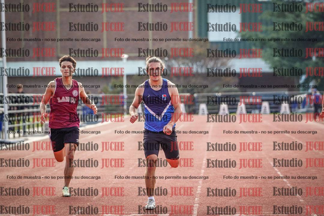 Fotos de los 200 m llanos de varones