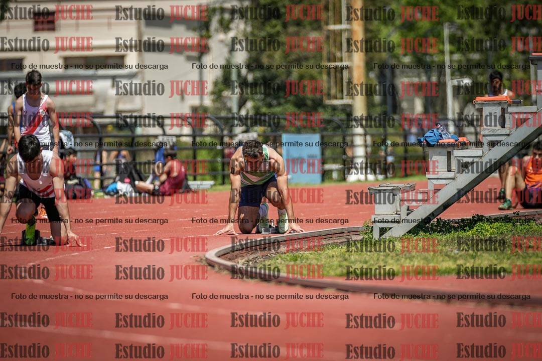Fotos de los 200 m llanos de varones
