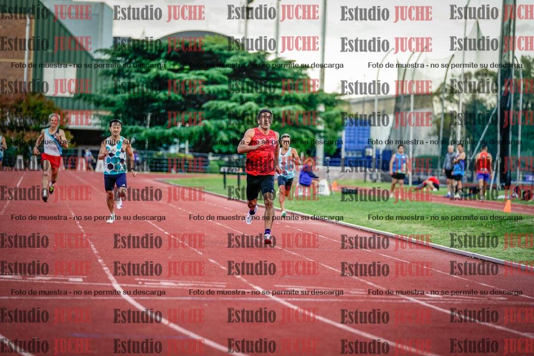 Fotos de los 400 m llanos de varones