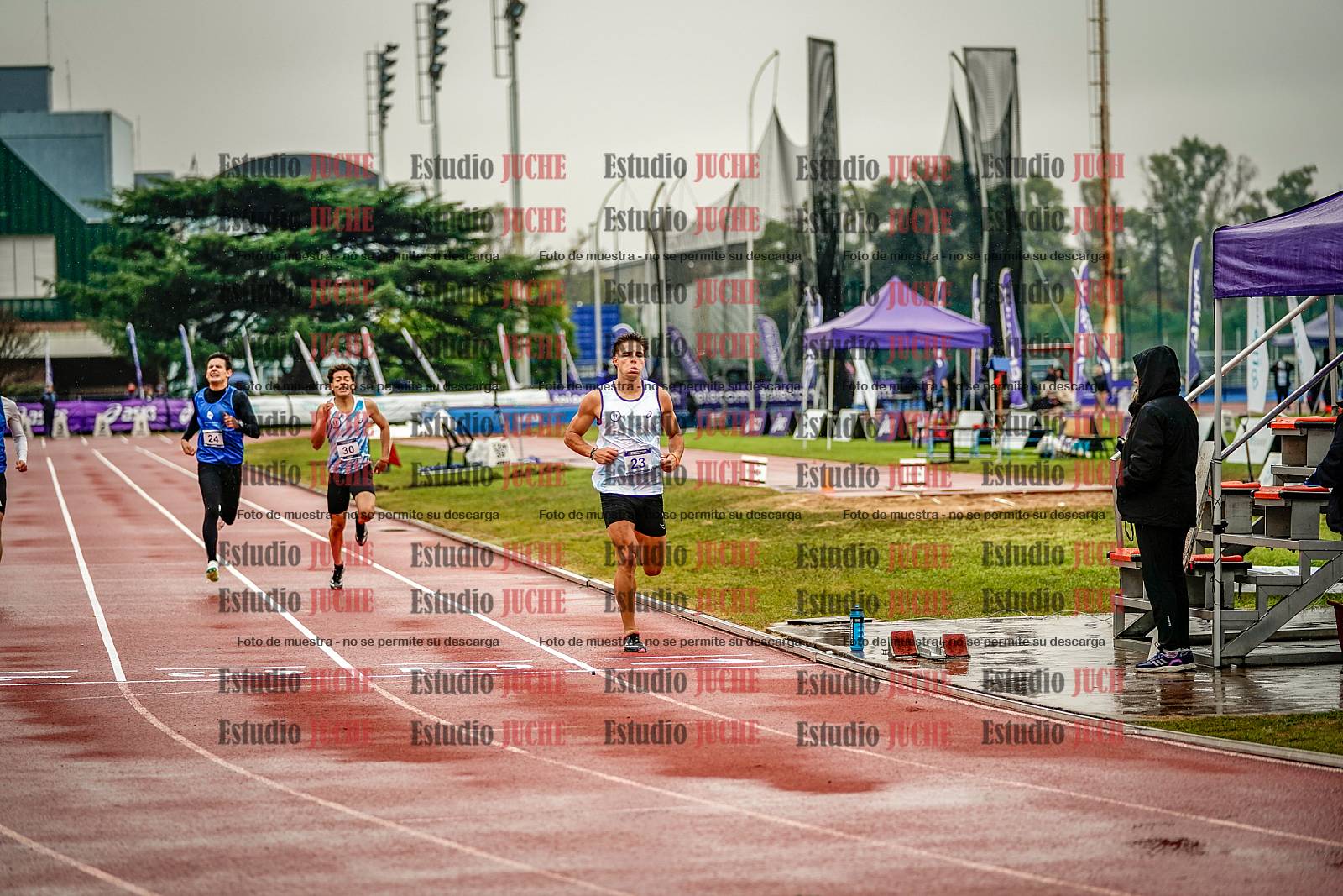 Fotos de los 400 m de varones