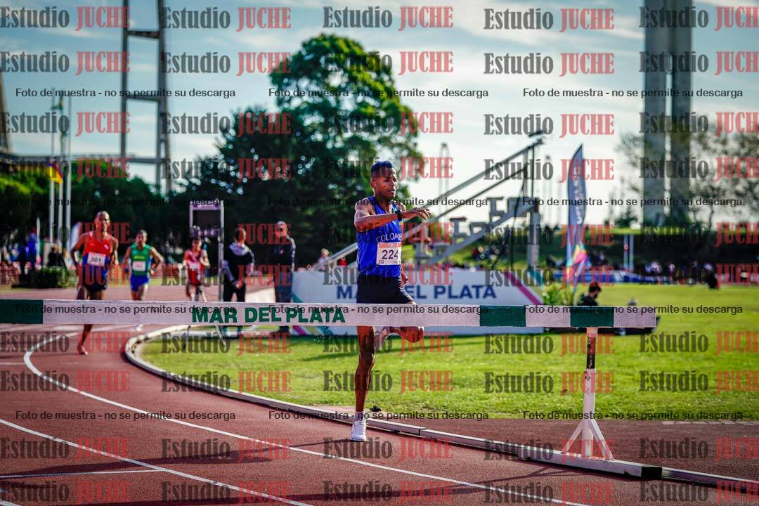Fotos de los 3000 m con obstáculos de varones