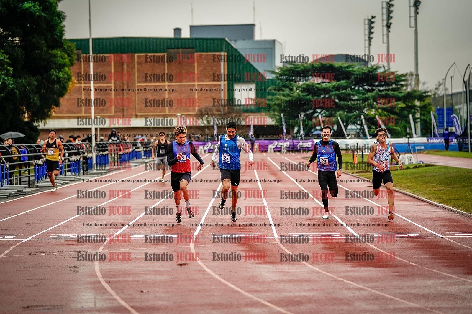 Fotos de los 400 m de varones