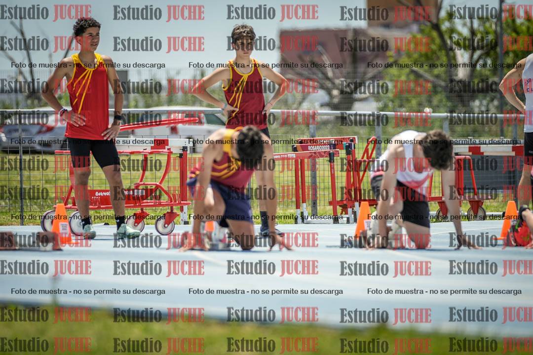 Fotos de los 100 m llanos de varones
