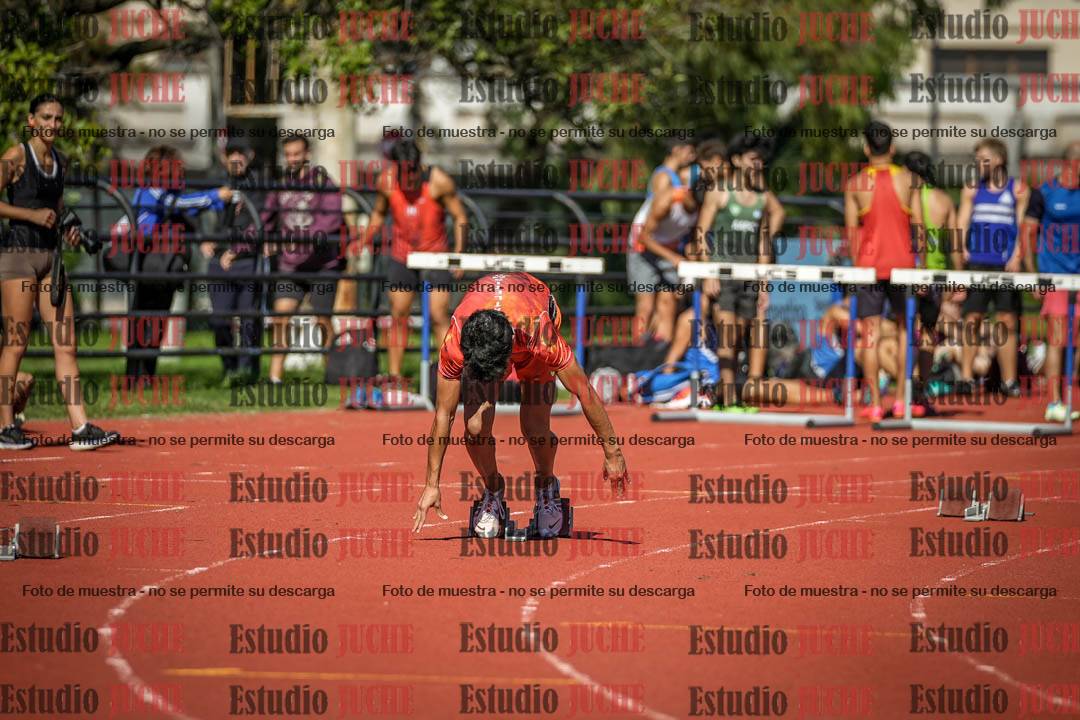 Fotos de los 200 m llanos de varones