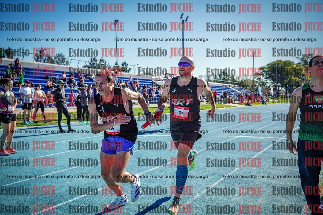 Fotos durante los relevos