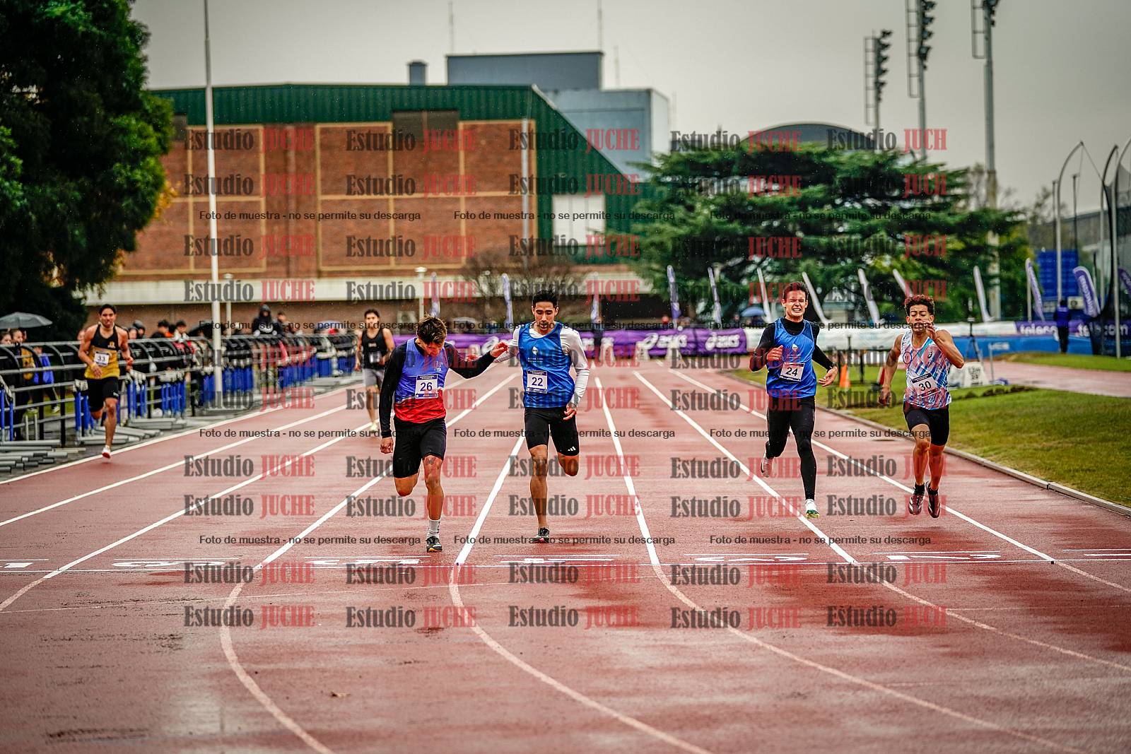 Fotos de los 400 m de varones