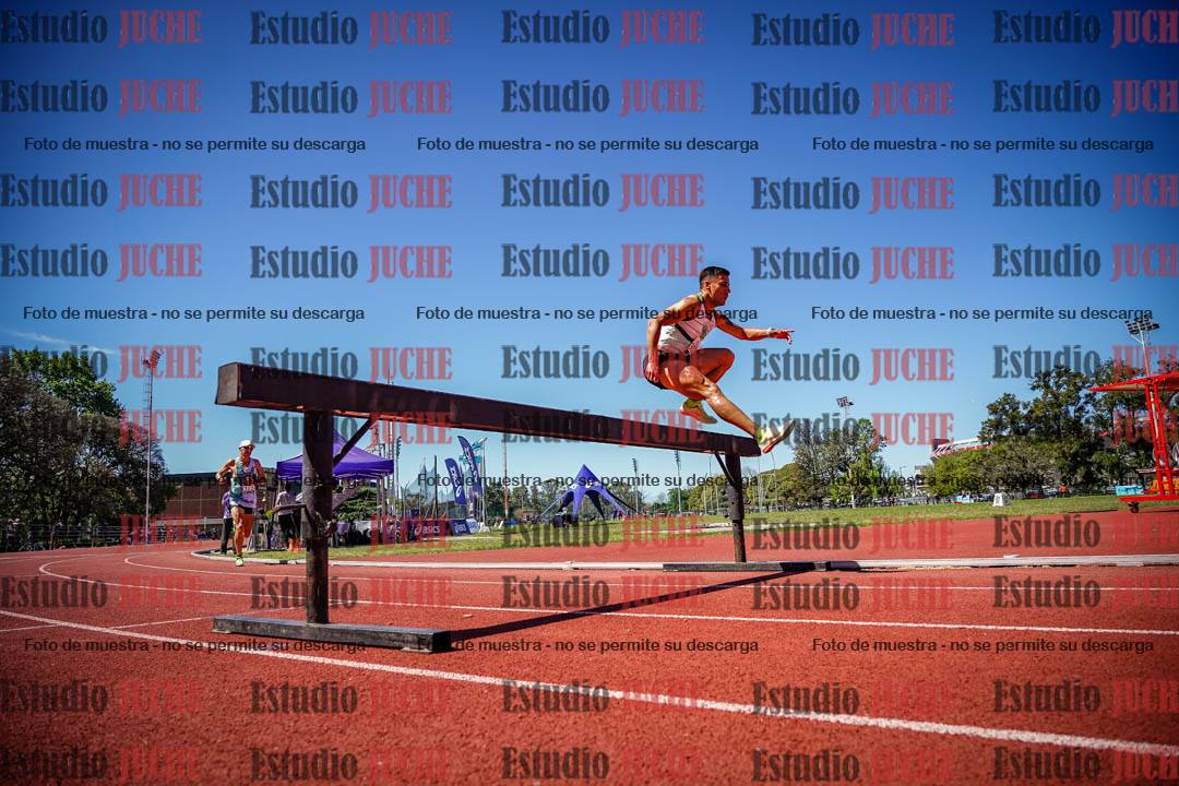 Fotos de los 3000 m con obstáculos de varones