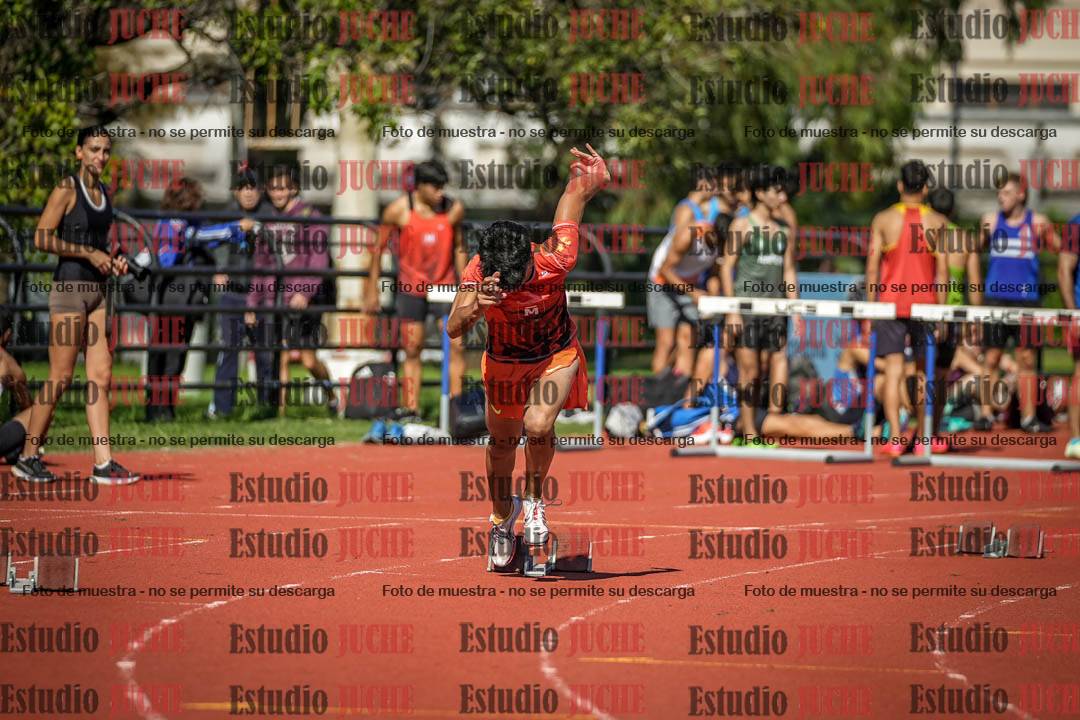 Fotos de los 200 m llanos de varones