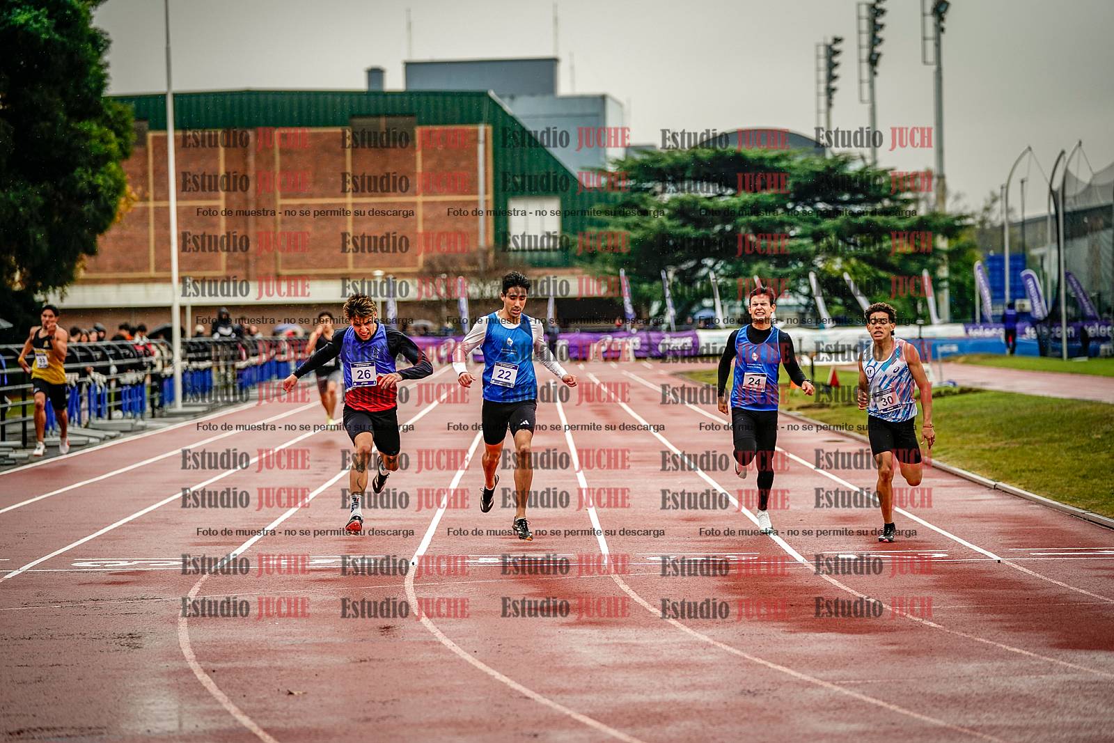 Fotos de los 400 m de varones