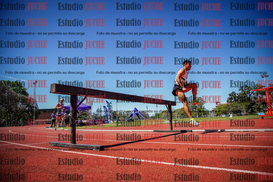 Fotos de los 3000 m con obstáculos de varones