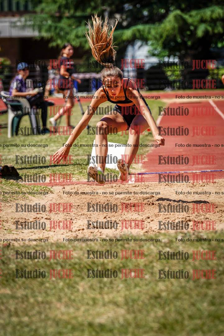 Fotos del salto en largo de mujeres - U14