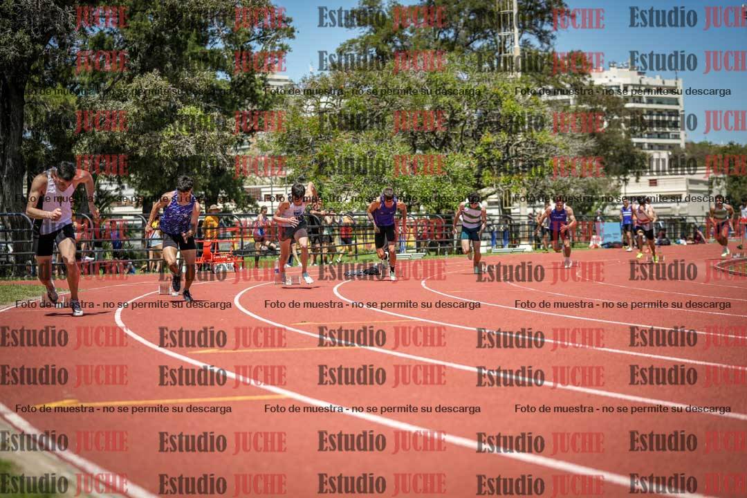 Fotos de los 200 m llanos de varones