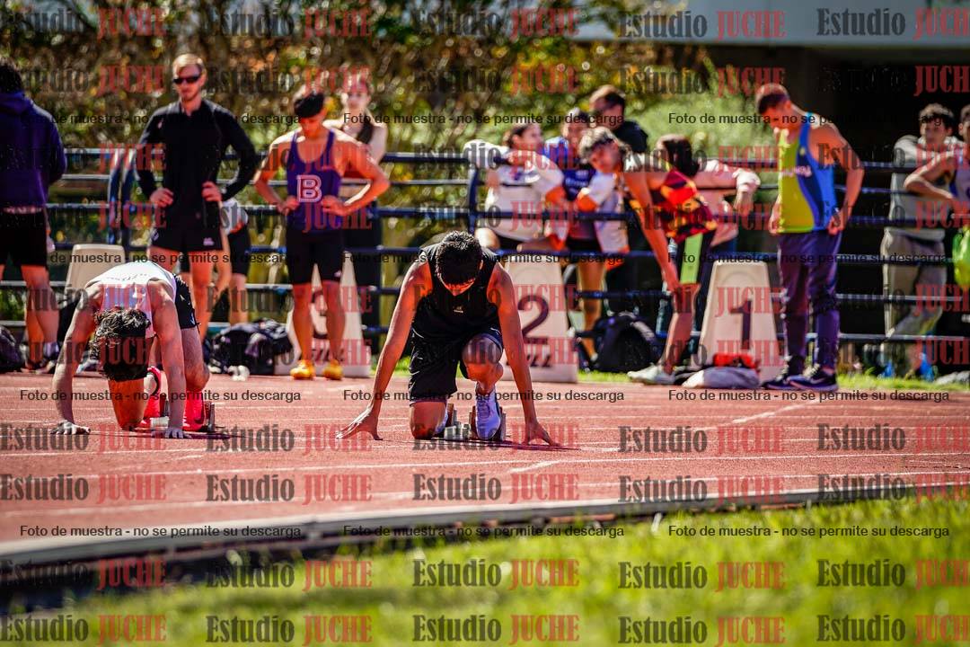 Fotos de los 100 m de varones