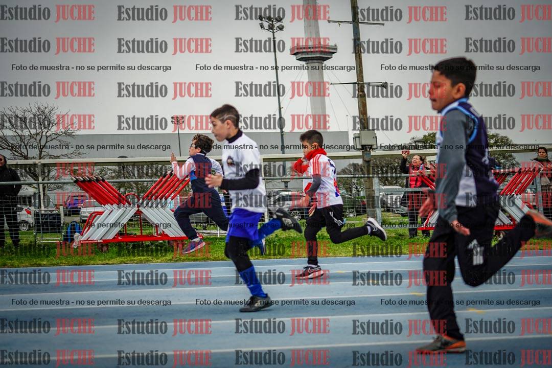 Fotos de los 50 m llanos de varones - U12