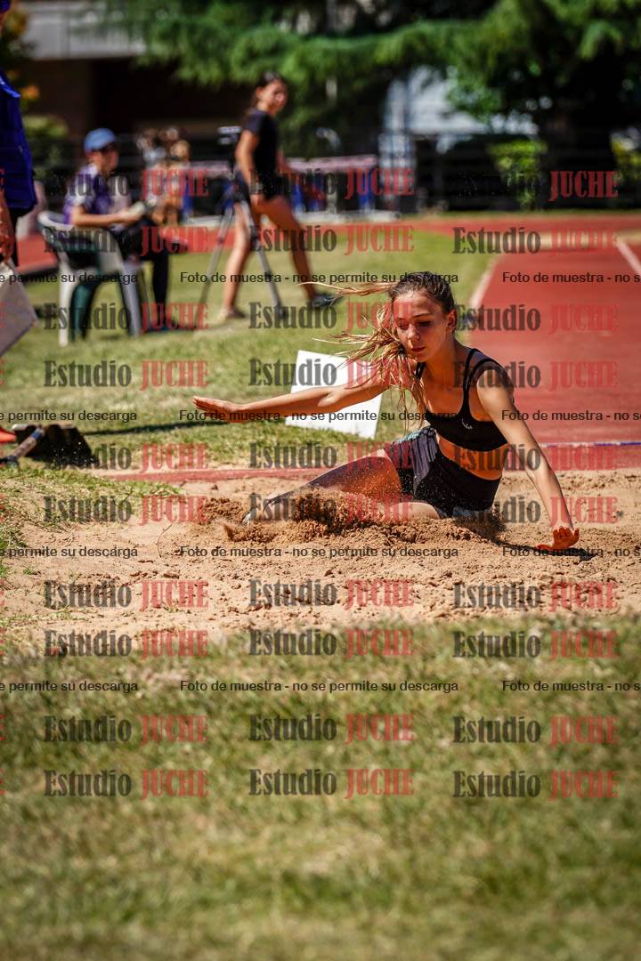 Fotos del salto en largo de mujeres - U14