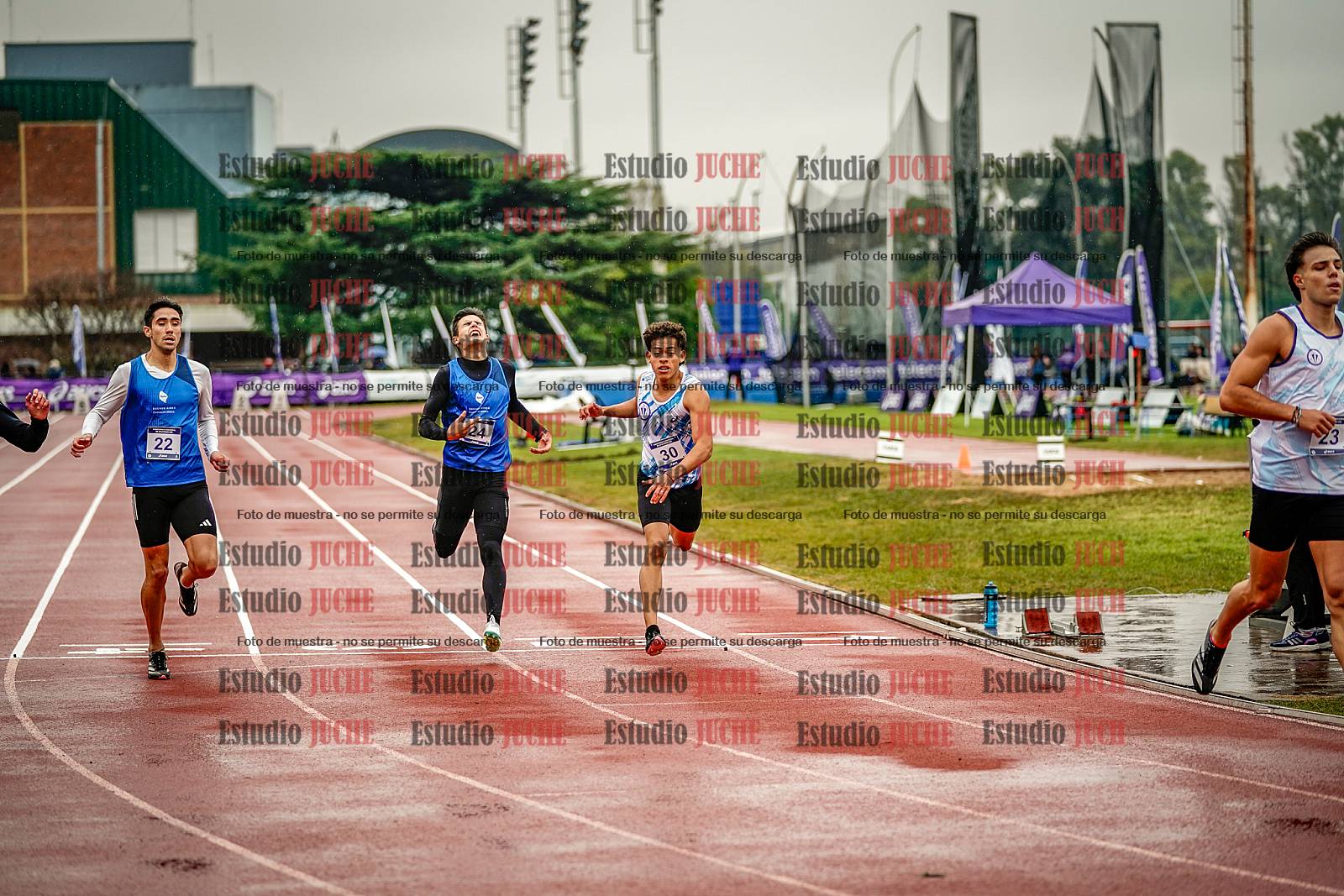 Fotos de los 400 m de varones