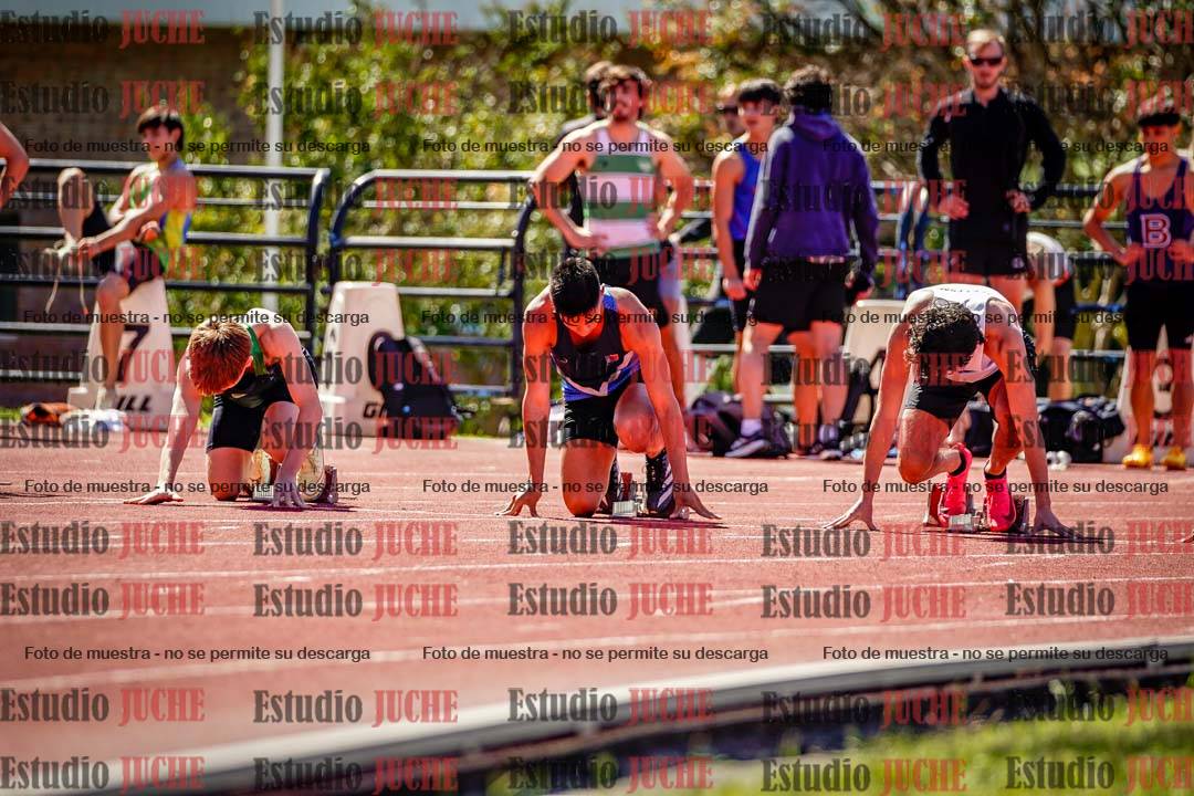 Fotos de los 100 m de varones