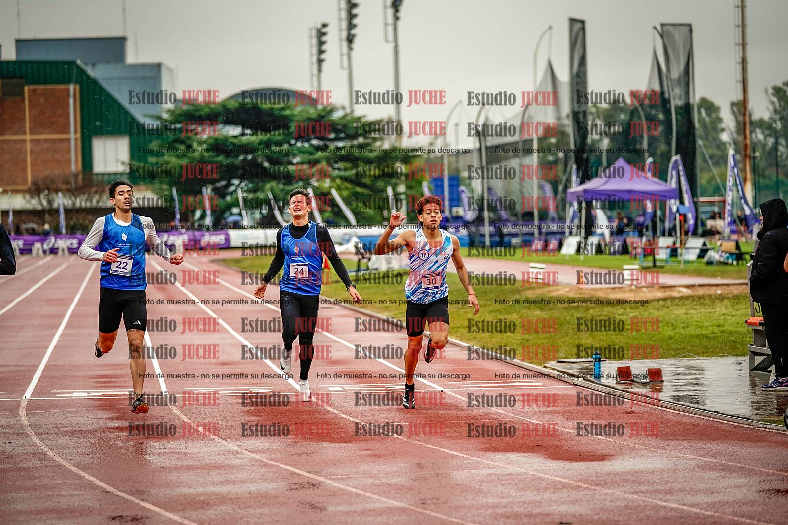 Fotos de los 400 m de varones
