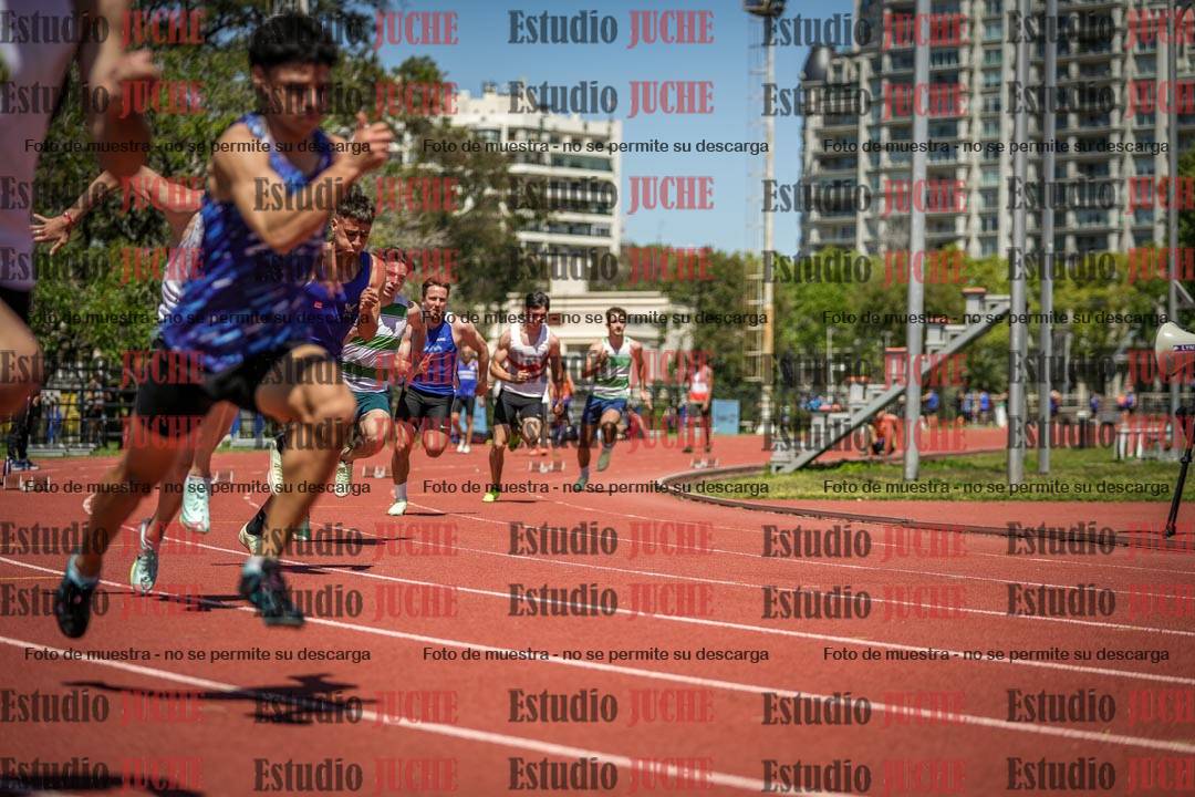 Fotos de los 200 m llanos de varones