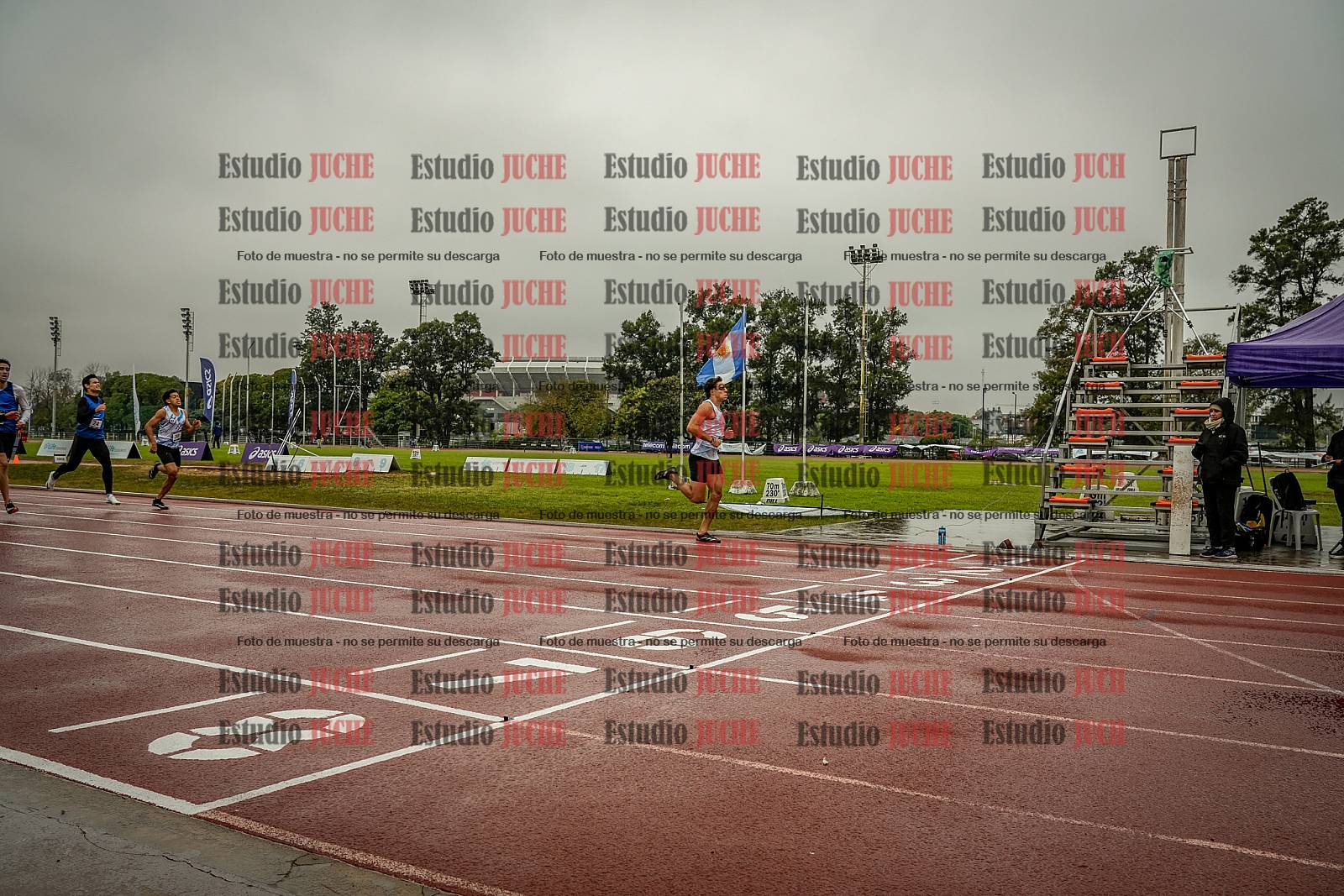 Fotos de los 400 m de varones