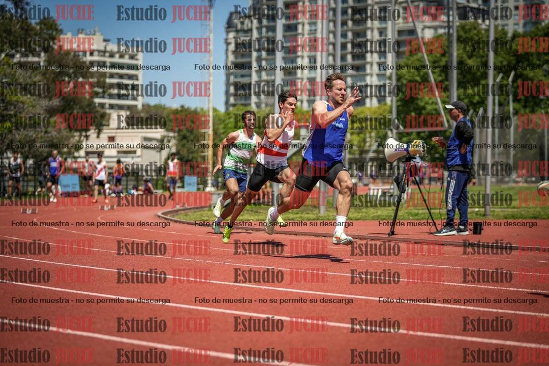Fotos de los 200 m llanos de varones