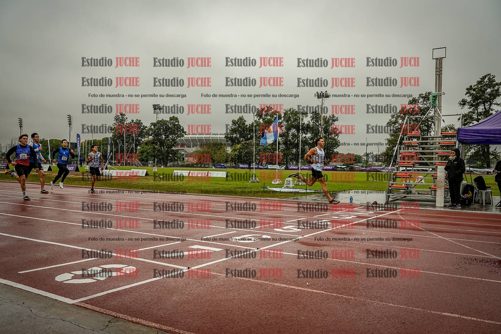 Fotos de los 400 m de varones