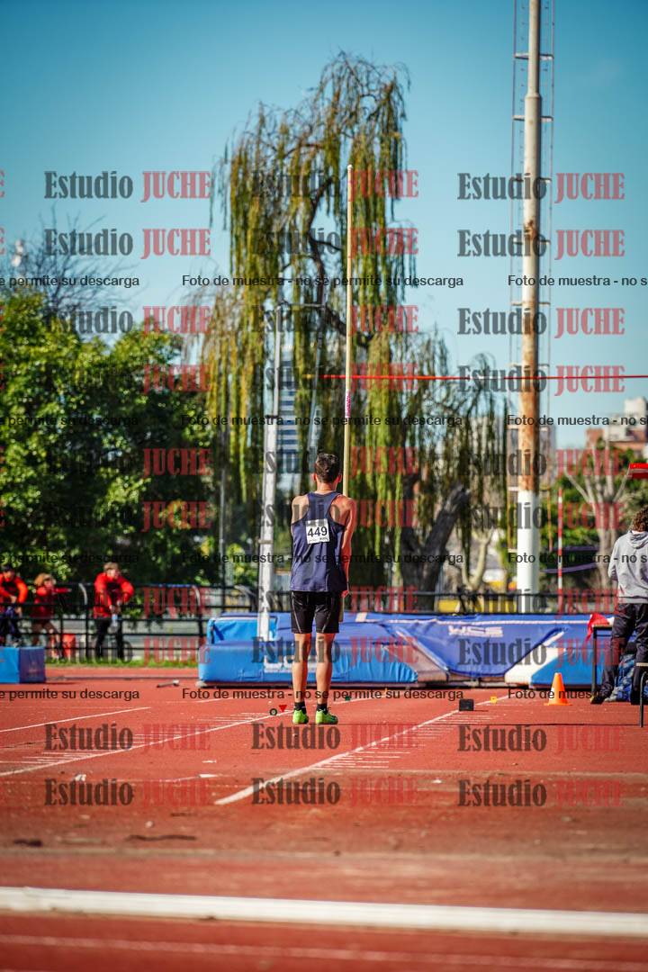 Fotos del salto con garrocha de varones - decatlón 8