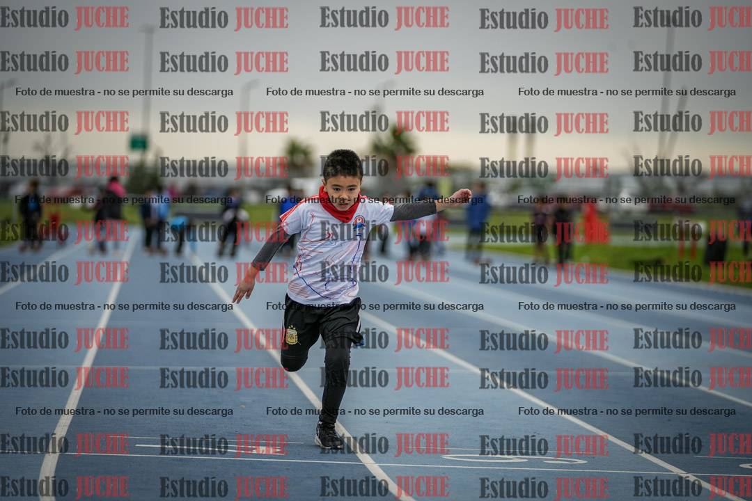 Fotos de los 50 m llanos de varones - U12