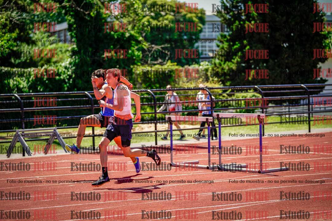 Fotos de los 110 m con vallas de varones