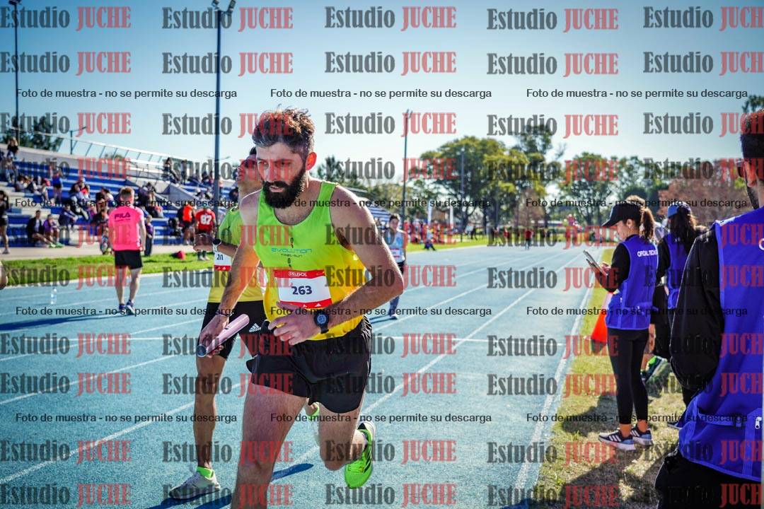 Fotos durante los relevos