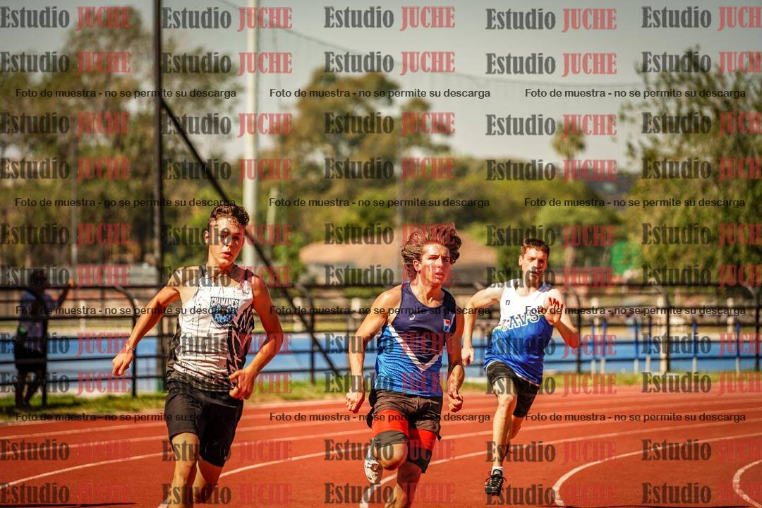 Fotos de los 200 m llanos de varones