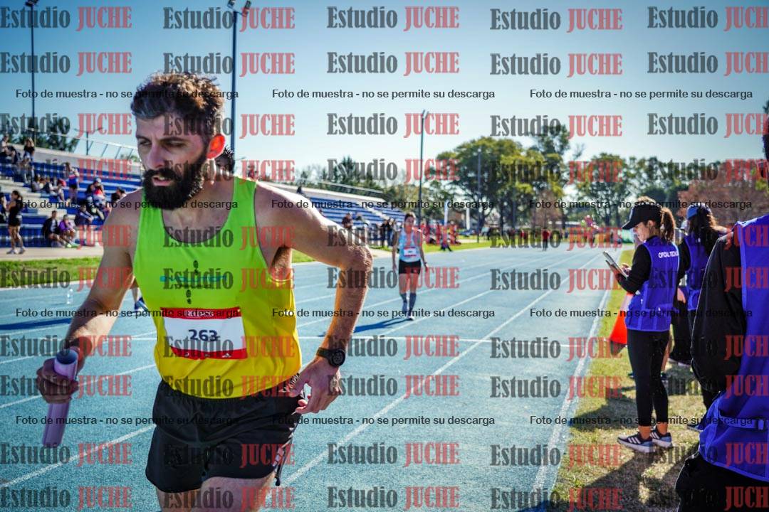 Fotos durante los relevos
