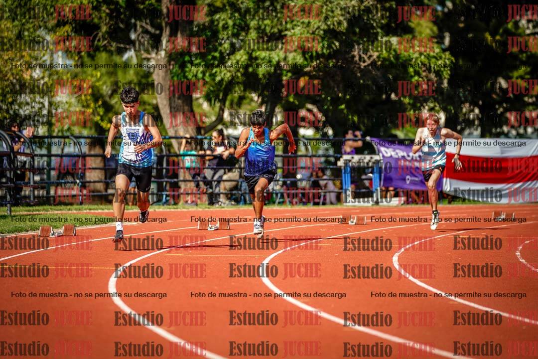 Fotos de los 200 m llanos de varones