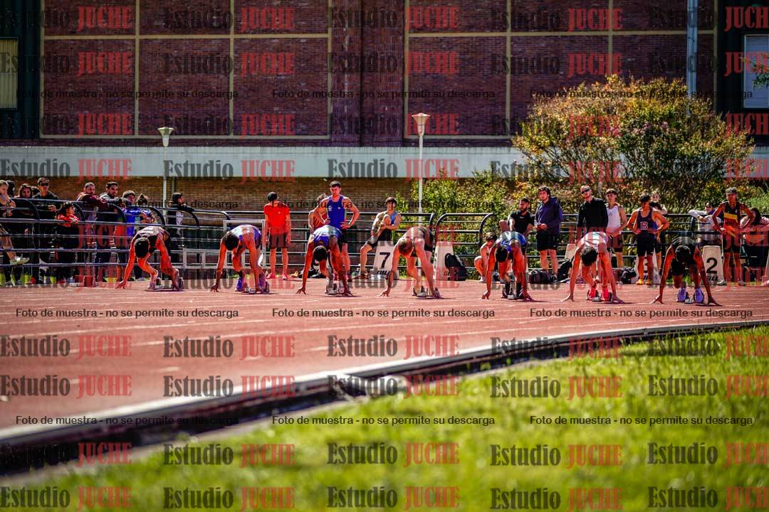 Fotos de los 100 m de varones