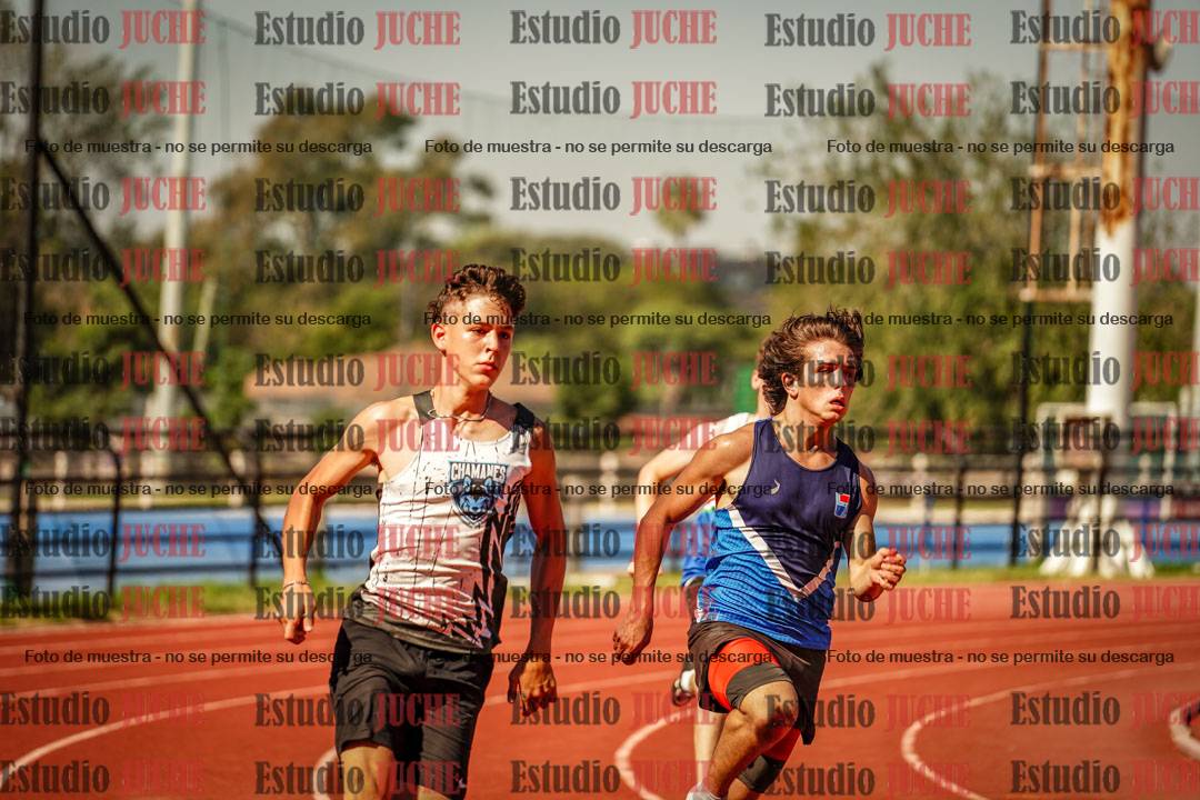 Fotos de los 200 m llanos de varones