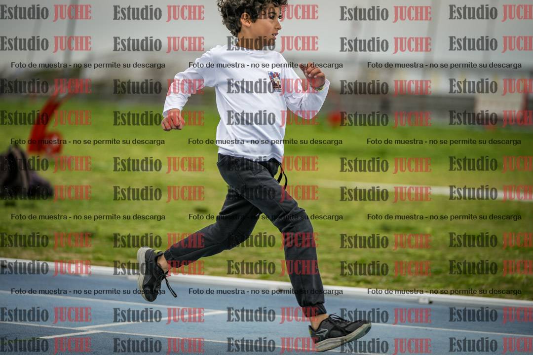 Fotos de los 50 m llanos de varones - U12
