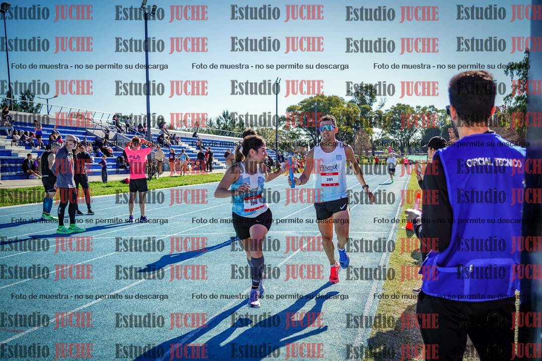 Fotos durante los relevos