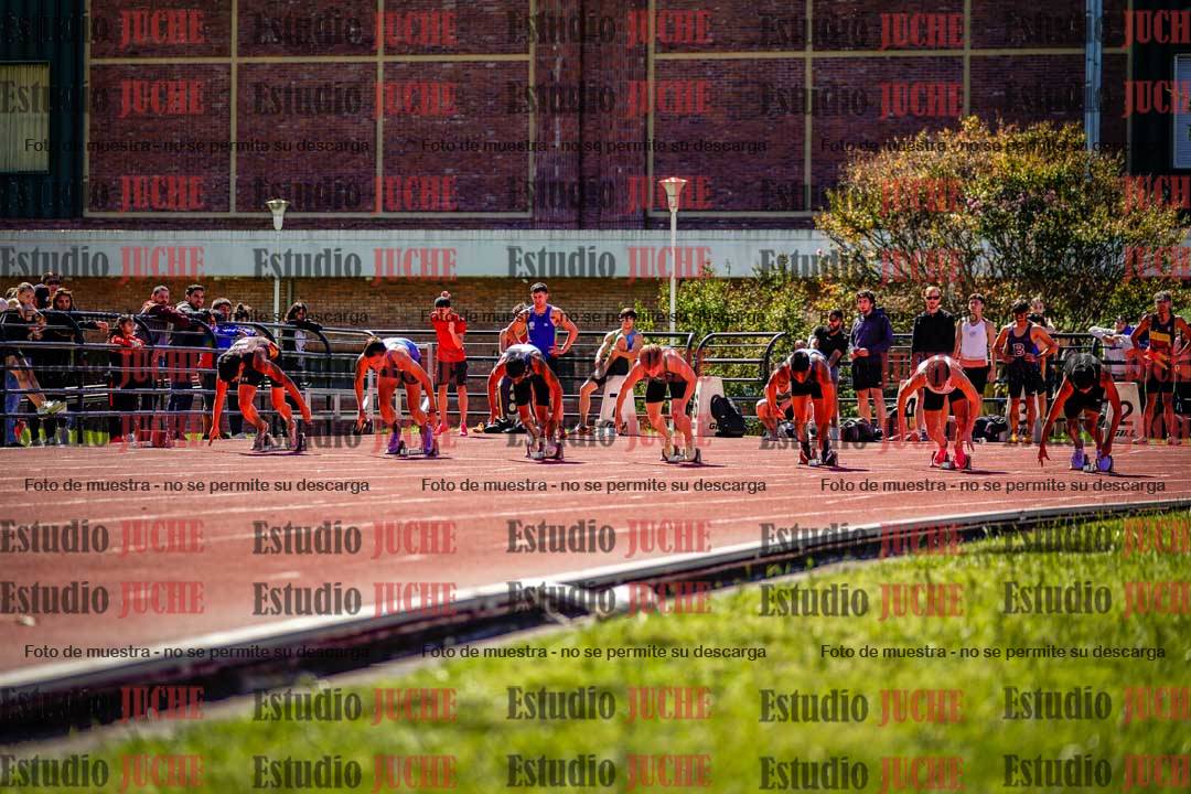 Fotos de los 100 m de varones
