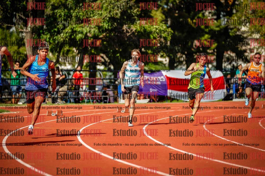 Fotos de los 200 m llanos de varones
