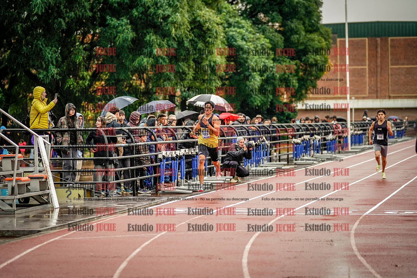 Fotos de los 400 m de varones