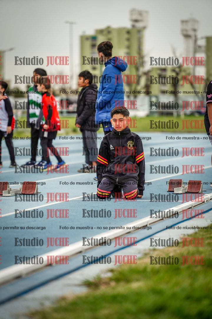 Fotos de los 50 m llanos de varones - U12