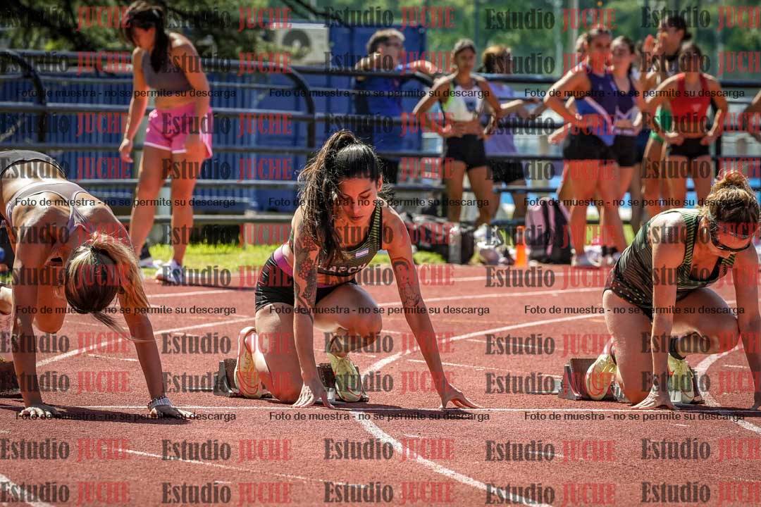 Fotos de los 100 m llanos de mujeres