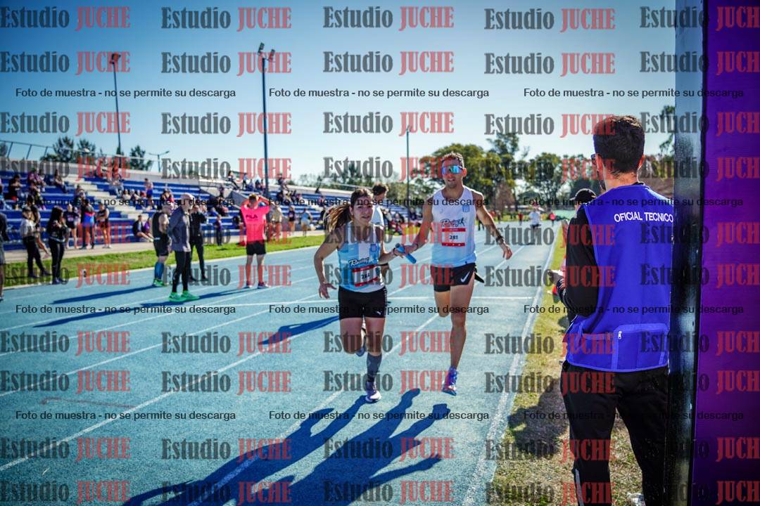 Fotos durante los relevos