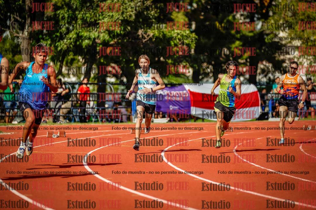 Fotos de los 200 m llanos de varones