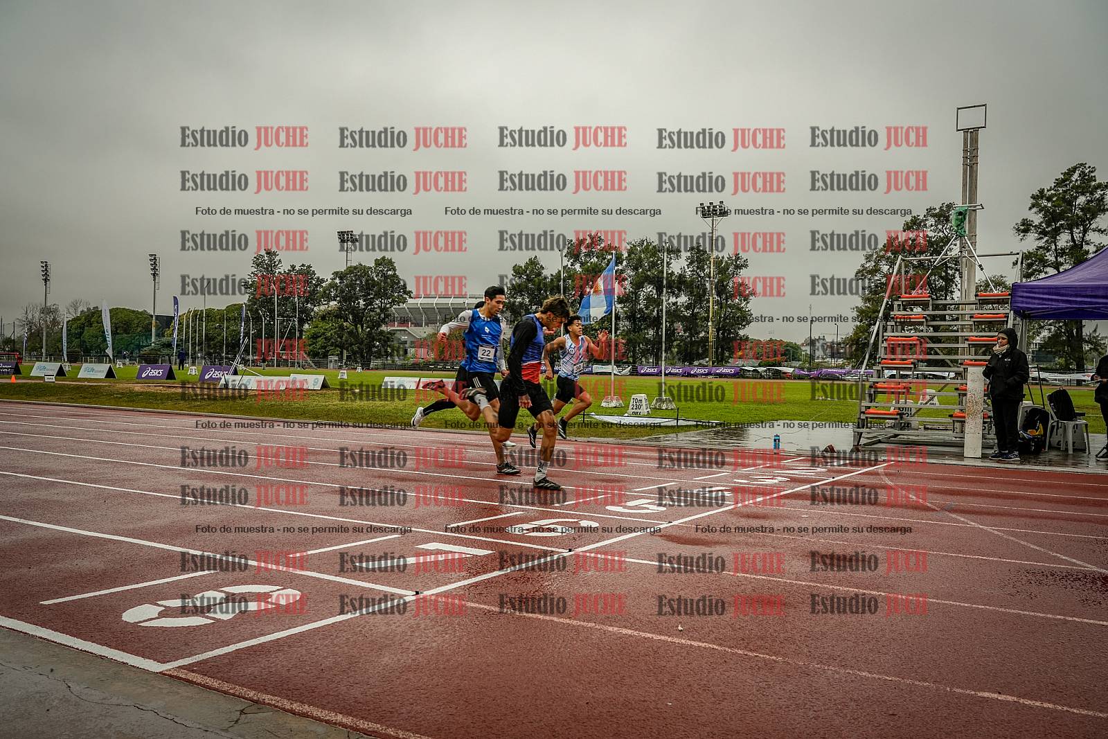 Fotos de los 400 m de varones